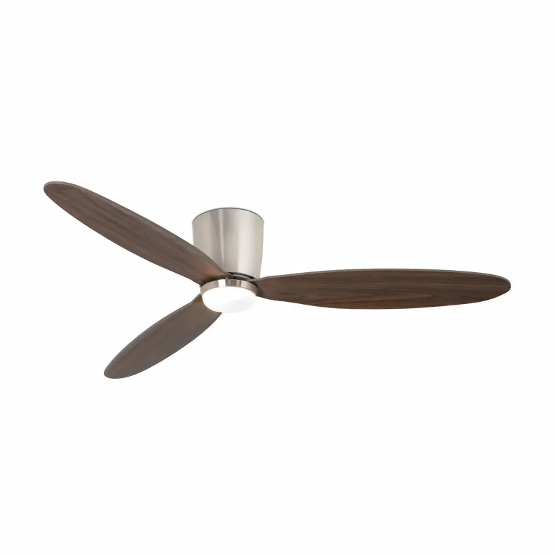 NIAS L LED Ventilateur nickel mat DC