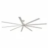 MANHATTAN XL LED Ventilateur nickel mat DC