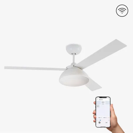 RODAS L LED Ventilateur blanc DC SMART