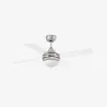 MINI ICARIA S Ventilateur nickel mat/ transparent