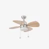 MEDITERRANEO S Ventilateur nickel mat