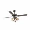 YAKARTA M LED Ventilateur marron