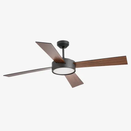 HYDRA L LED Ventilateur noir DC