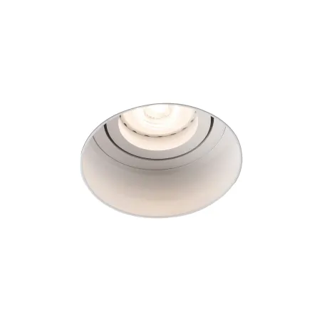 HYDE R Lampe encastrable blanche rond orientable sans encadrement