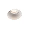 HYDE R Lampe encastrable blanche rond orientable sans encadrement