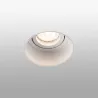 HYDE R Lampe encastrable blanche rond orientable sans encadrement