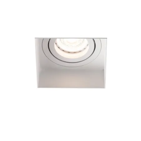 HYDE SQ Lampe encastrable blanche carré orientable sans encadrement