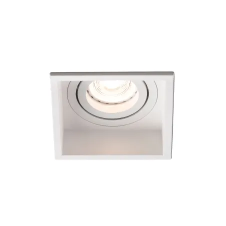 HYDE SQ Lampe encastrable blanche carré orientable