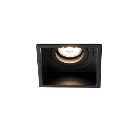HYDE SQ Lampe encastrable noir carré orientable