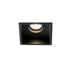 HYDE SQ Lampe encastrable noir carré orientable