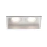 HYDE SQ 2L Lampe encastrable blanche carré