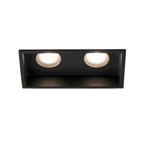 HYDE SQ 2L Lampe encastrable noir carré