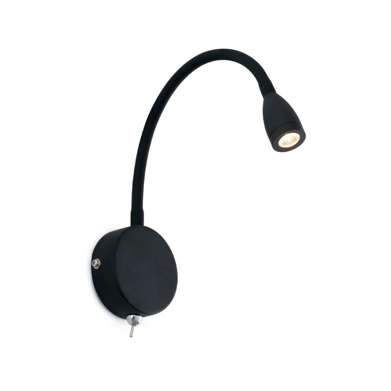 LOKE Lampe applique lecteur noir