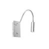 JULIET Lampe applique lecteur chrome avec USB