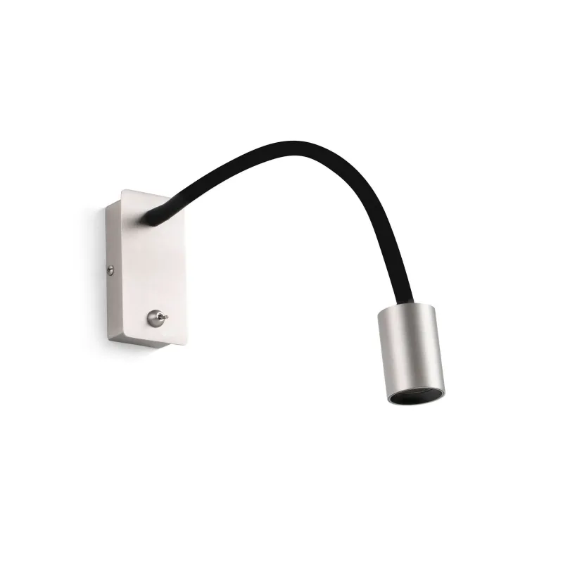 LESER Lampe applique lecteur nickel satiné