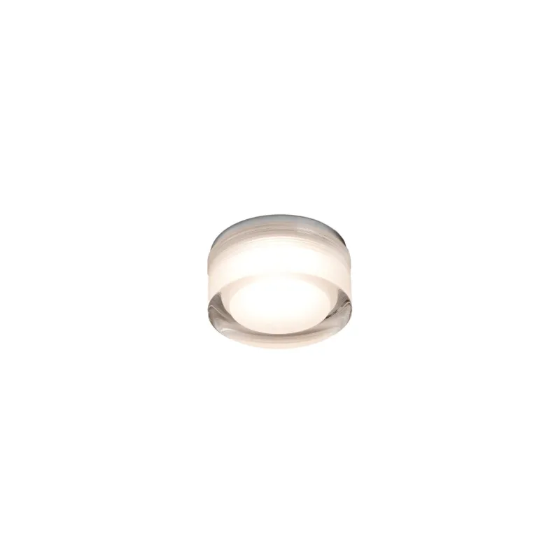 EBBA Lampe encastrable blanche et transparente
