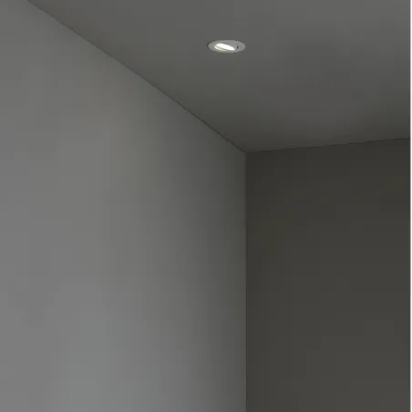 KOI Lampe encastrable orientable blanche