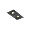 RADÓN R Lampe encastrable orientable noire
