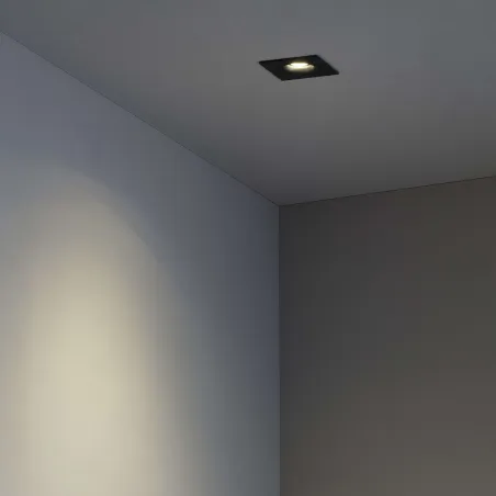 ARGÓN SQ Lampe encastrable noire