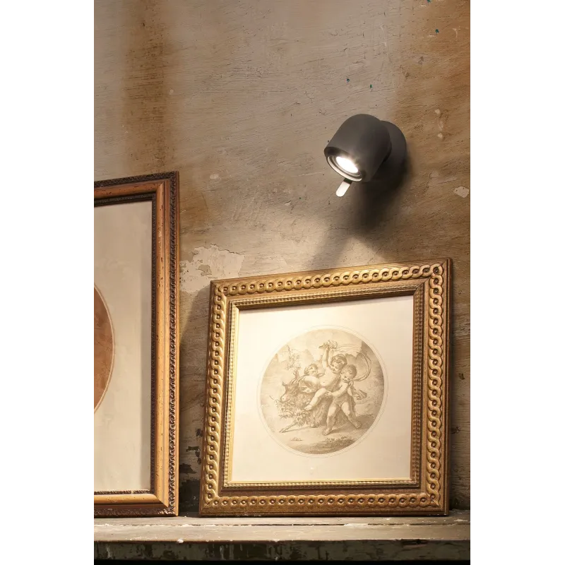 STONE Lampe applique gris roche