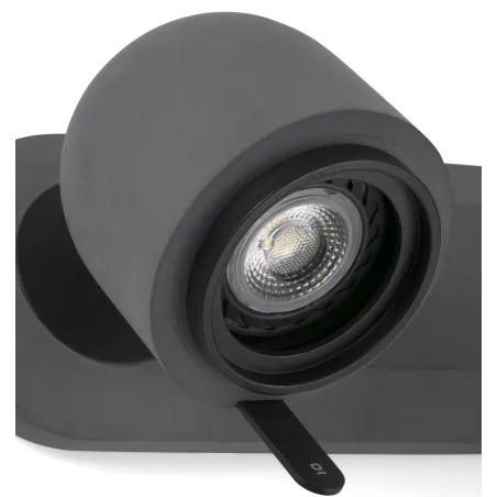 STONE 2L Lampe applique gris roche