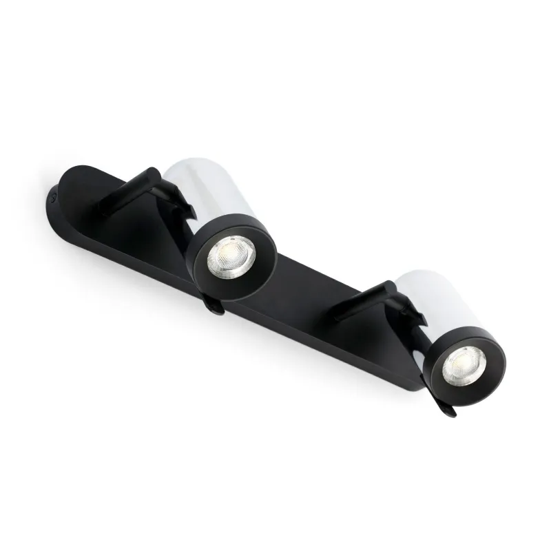 ORLEANS 2L Lampe applique chrome