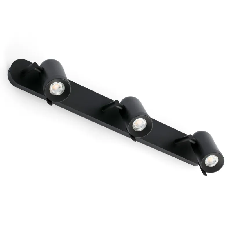 ORLEANS 3L Lampe applique noir