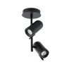 ORLEANS 2L Plafonnier noir