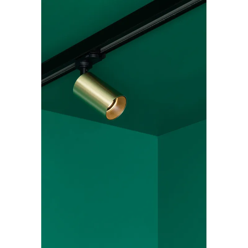 STAN LED Projecteur sur carril or satiné