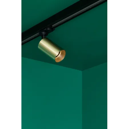 STAN LED Projecteur sur carril or satiné