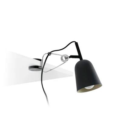 STUDIO Lampe avec pince noire et crème