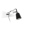 STUDIO Lampe avec pince noire et crème
