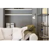 STUDIO Lampe avec pince chrome et blanche