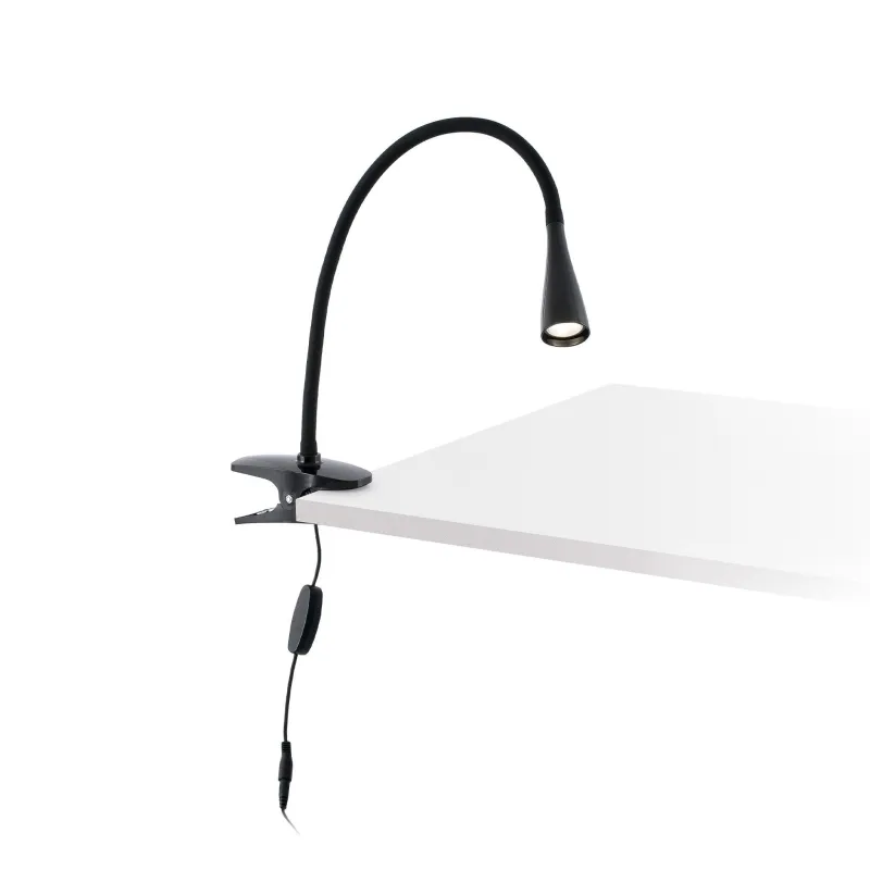 LENA Lampe avec pince nera