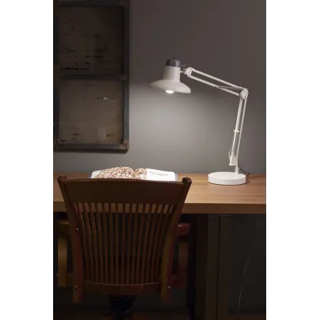 SNAP Lampe de bureau de table blanche