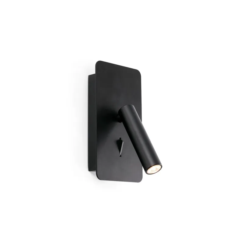 SUAU USB Lampe applique noire