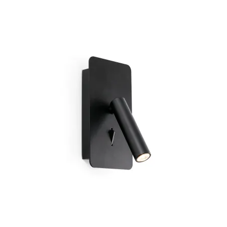 SUAU USB Lampe applique noire