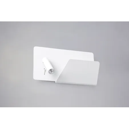 SUAU USB Lampe applique blanche avec lecteur droite