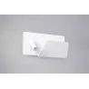 SUAU USB Lampe applique blanche avec lecteur droite
