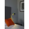 SUAU USB Lampe applique gris avec lecteur gauche