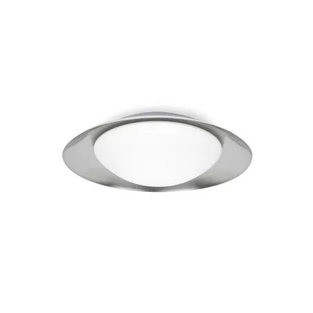 SIDE 390 Plafonnier blanc et nickel 15W