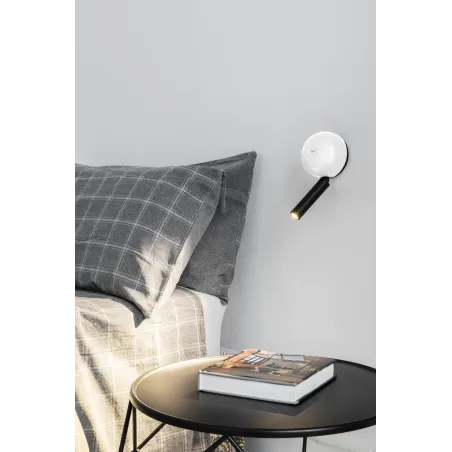 PRESS Lampe applique lecteur blanc