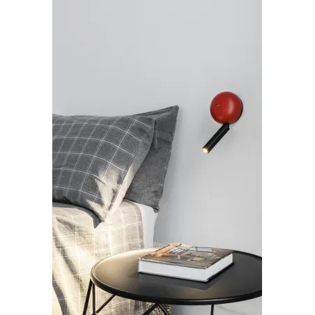 PRESS Lampe applique lecteur rouge
