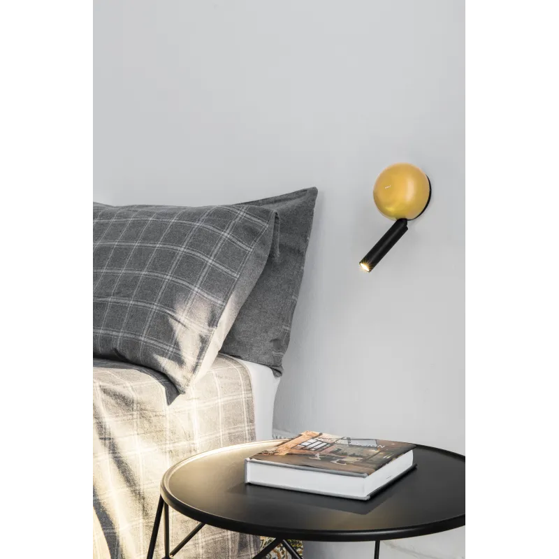 PRESS Lampe applique lecteur jaune