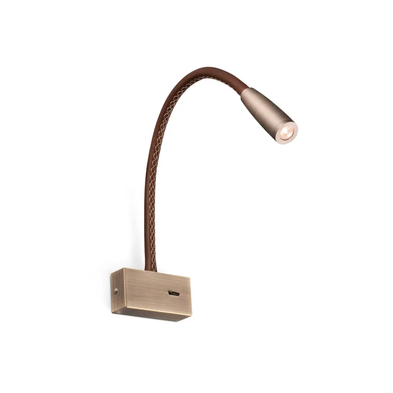 LEAD Lampe applique lecteur bronze