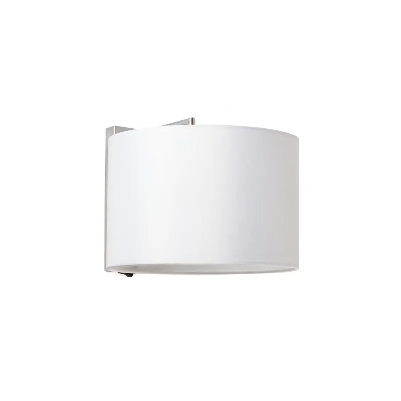 SAHARA Lampe applique chrome/blanc