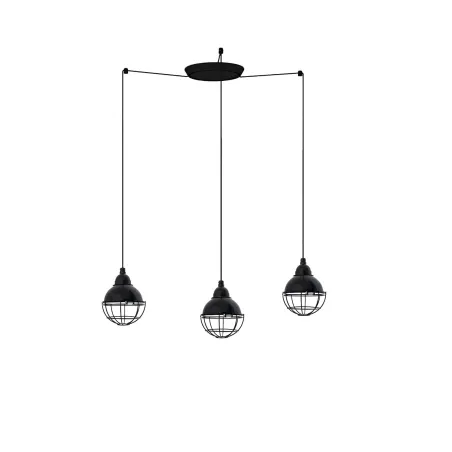 CLAIRE 3L Lampe suspension noire