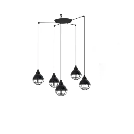 CLAIRE 5L Lampe suspension noire