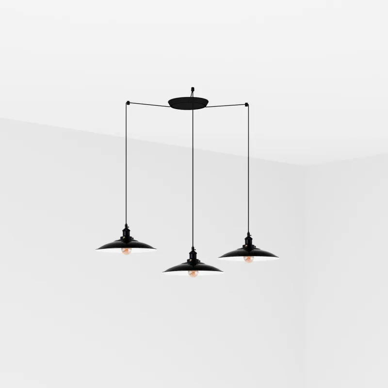 LANG 3L Lampe suspension noire