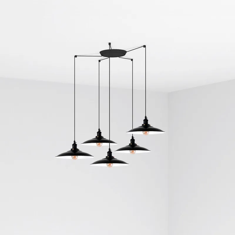 LANG 5L Lampe suspension noire